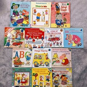 Richard Scarry Busy Town Vintage Book Bundle